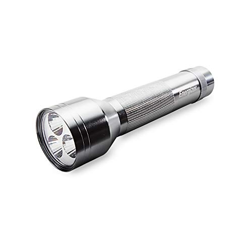 Energizer FL LINTERNA LED METAL 135 LM 2D, ER36821, Grau, Metal LED + 2 D Batterien