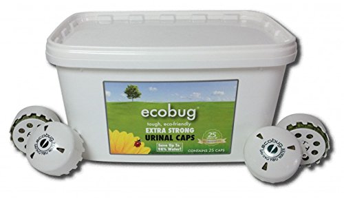 Ecobug 25-er - Set Extra Strong Urinal Cap - wassersparendes Urinal-System