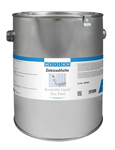 WEICON 15000902 Zinkstaubfarbe, Zinkgrau, 2, 5L