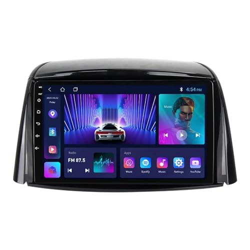 9 Zoll Android 11 Autoradio Für Renault Koleos 2008-2016 Autoradio Mit Wireless CarPlay & Android Auto Touchscreen GPS Navigation HiFi Bluetooth RDS DSP WiFi Lenkradsteuerung + Rückfahrkamera (Size :