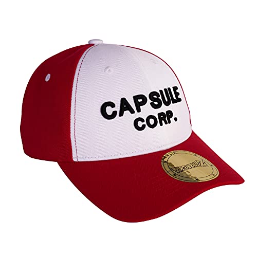 ABYSTYLE Unisex Dragon Ball – Capsule Corp – Casquette Baseballkappe, Weiß, Einheitsgröße