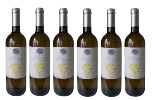 6x Weißwein Imiglykos lieblich Domaine Nikolaou je 750ml + 1 Probier Sachet Olivenöl aus Kreta a 10 ml - griechischer weißer Wein halbsüß Griechenland Wein Set