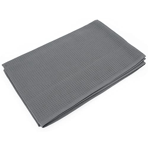 Badetuch 90 x 160 Pure Wabengitter – Grau Anthrazit