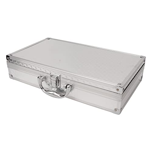 Aluminium-Aufbewahrungsbox, Aluminium-Werkzeuge mit Großem Fassungsvermögen, Organisationskoffer, Kollisionsschutz-Aufbewahrungskoffer mit Langlebiger Schnalle