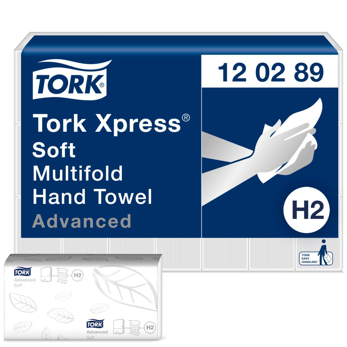 TORK 120289 Xpress Multifold Advanced Papierhandtücher (L x B) 25.5cm x 21.2cm Weiß 21 x 180 Bl./P