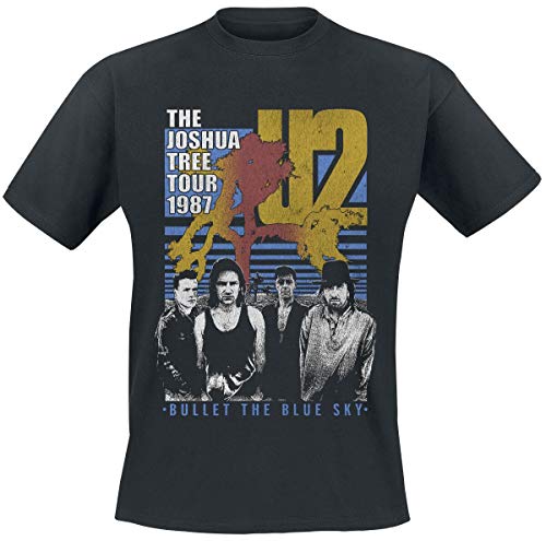 U2 Bullet The Blue Sky - Joshua Tree Tour 1987 T-Shirt schwarz L