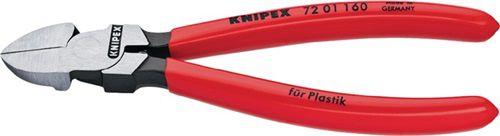 NW-KNIPEX Seitenschneider für Kunststoffe (Gesamtlänge 160 mm / poliert 85° gewinkelt) - 72 21 160