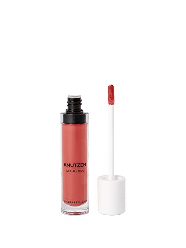 UND GRETEL Naturkosmetik KNUTZEN Lipgloss – Pflegend, hochpigmentiert, natürlich und zertifiziert - Farbe Matte Apricot 01