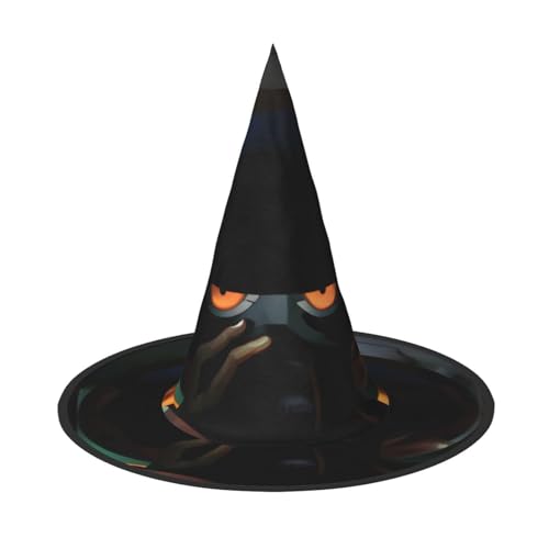 Siulas Halloween-Hexenhut-Kostüm, Hexenhüte für Frauen, zukünftige Astronauten, Hexenkappe, Zubehör für Weihnachtsfeier, Schwarz