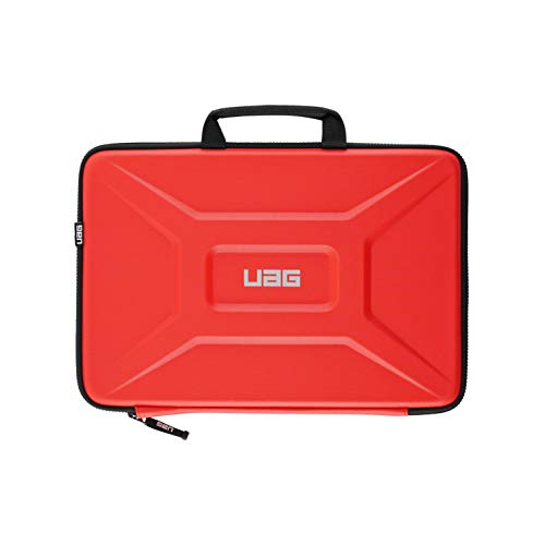 Urban Armor Gear universal Laptop/Tablet Tasche für Apple iPad Pro 12.9 / MacBook Pro, Microsoft Surface UVM. (universal Schutzhülle bis 13", Innentasche, Handsschlaufe, verschleißfest) rot