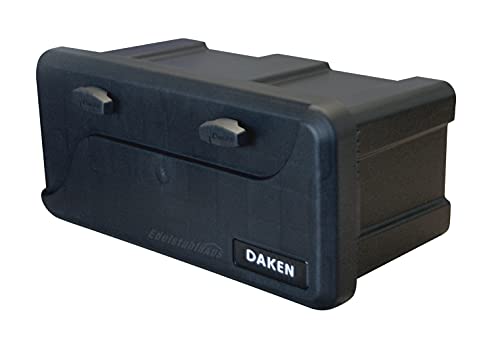 DAKEN Deichselbox Blackit 2-550x250x295mm Anhängerbox Werkzeugkasten Anhänger Staukiste Werkzeugkiste Box 23L