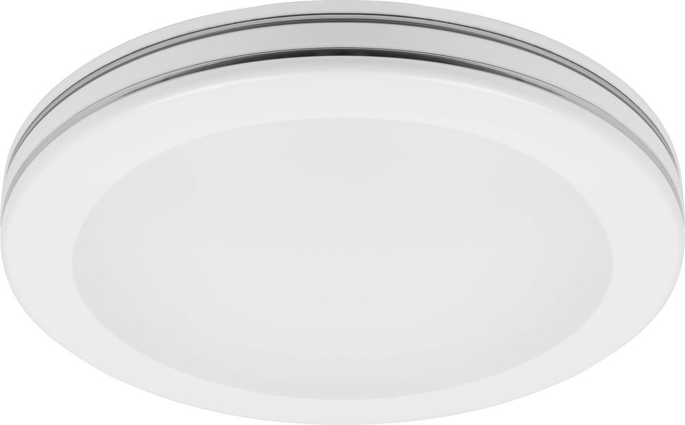 TEVEA® LED Deckenleuchten 24W | Ø39cm | Deckenlampe | Led Lampe | 230V (Chrome - Tageslicht)