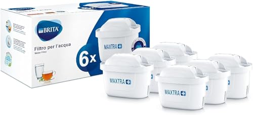 BRITA Maxtra+ Wasserfilter-Kartuschen, Weiß, Plastik, weiß, 6 Stück