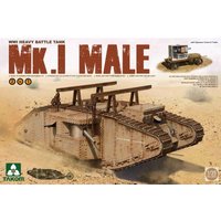 WWI Heavy Battle Tank Mk.I male 2in1