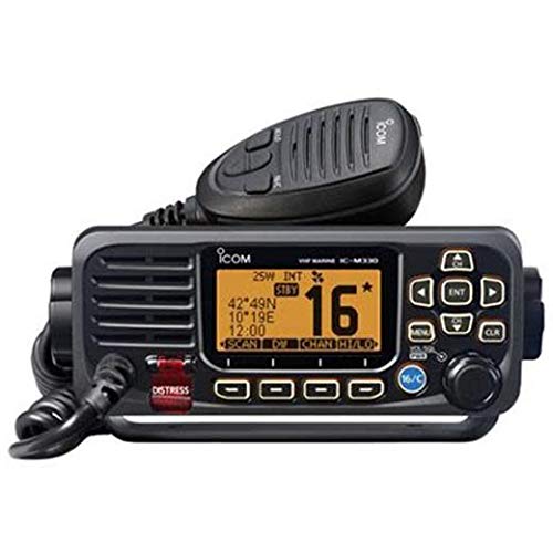 Icom M330ge UKW-Transceiver mit GPS-Empfänger, Schwarz, Nicht zutreffend