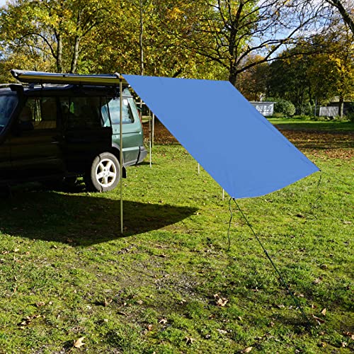 Prime Tech Tarp - Erweiterung zur Fahrzeug-Markise 200 cm in blau – Diverse Farben