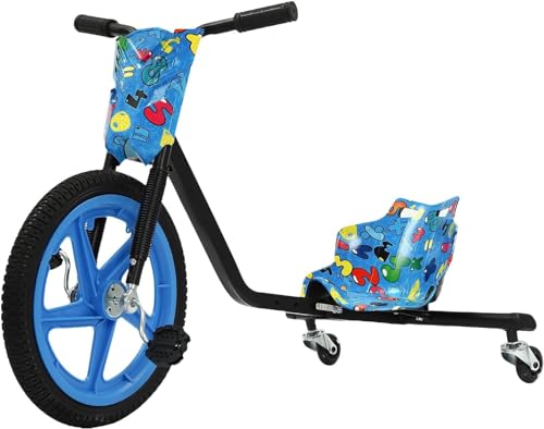 Drift Pedal Trike Für Kinder, 360-Grad-Drifter Für Jungen Und Mädchen, Hinterrad Mit Lichtern A