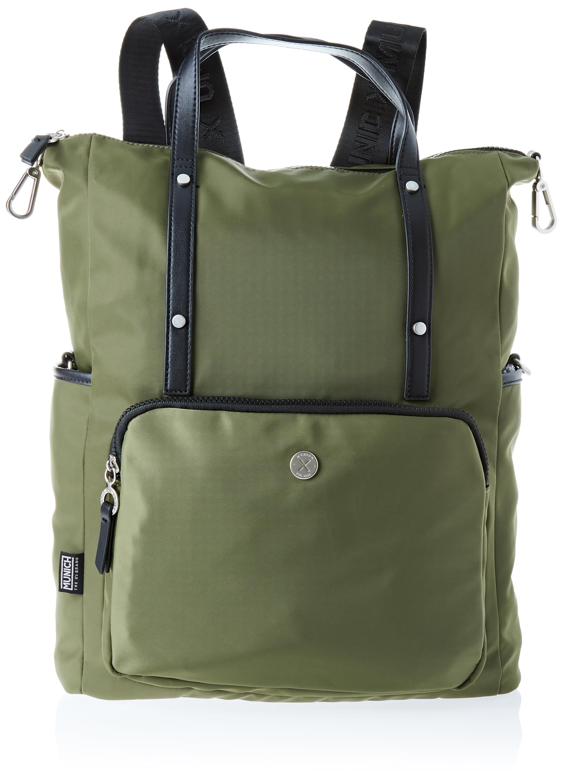 Munich Unisex Clever Backpack Square Taschen Mode München, Khaki 104