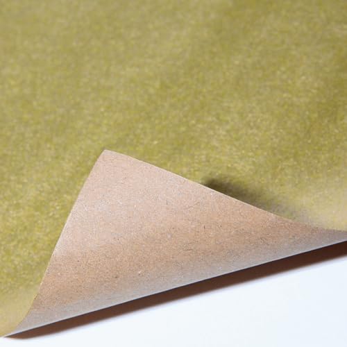 Dopelseitiges Geschenkpapier Kraftpapier eine Seite Gold, eine Braun 70 cm x 50 m Geschenk-Verpackung