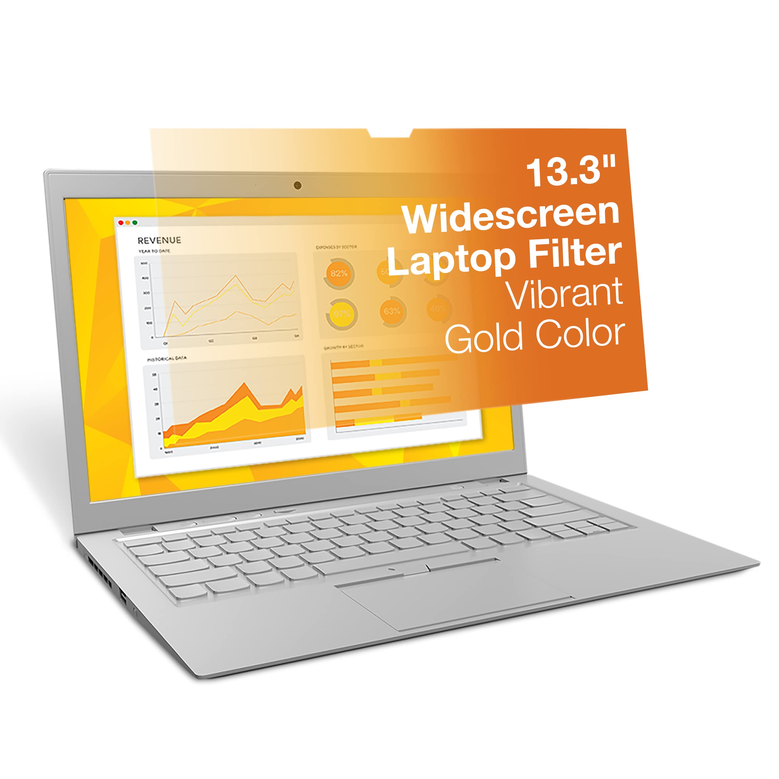 3M Blickschutzfilter Gold GF133W9E für Touch Laptops mit 33,78cm 13,3Zoll 16:9