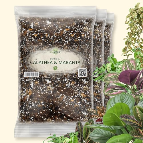 OraGarden Calathea&Maranta Erde Blumenerde für Begonia Fittonie Premium Qualität (9L)