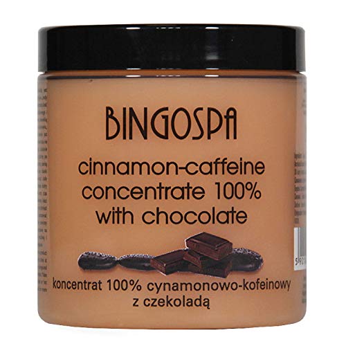 BINGOSPA Abnehmen und Anti-Cellulite Zimt und Koffein Konzentrat mit Schokolade -250 g