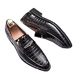 Jwans Herren Formale Lederschuhe Bequeme Leichte Spitze Kleid Loafer Büroarbeit Hochzeit Slip on Business Schuhe