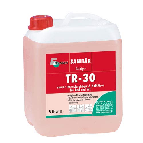 Sanitärreiniger TR 30, 5 Liter, Saurer Intensivreiniger und Kalklöser