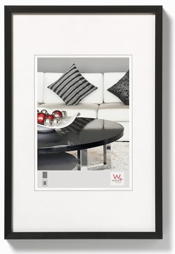 walther design Bilderrahmen schwarz 30 x 45 cm Aluminium Chair Alurahmen AJ045B