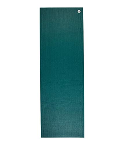 Manduka Pro Lite Yogamatte, leicht, für Damen und Herren, rutschfest, Kissen für Gelenkunterstützung und Stabilität, 4,7 mm dick, 180 cm, Deep Sea Green