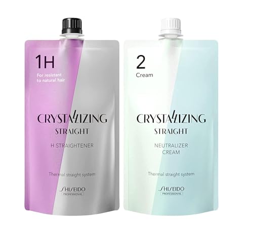 Shiseido Professional Crystallizing Straight H1+H2 For Coarse or Resistant Hair 400g+400g by Unknown