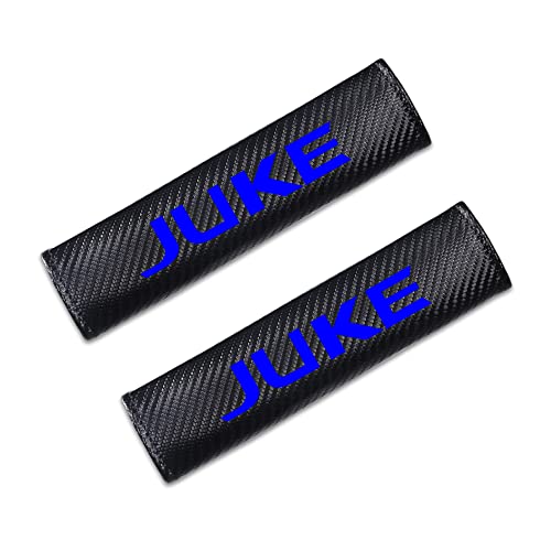 2 Stück Auto Gurtpolster, für Nissan Juke Auto Sicherheitsgurt Schulterpolster Gurtschutz atmungsaktive Weicher Interieur Zubehör,Blue1