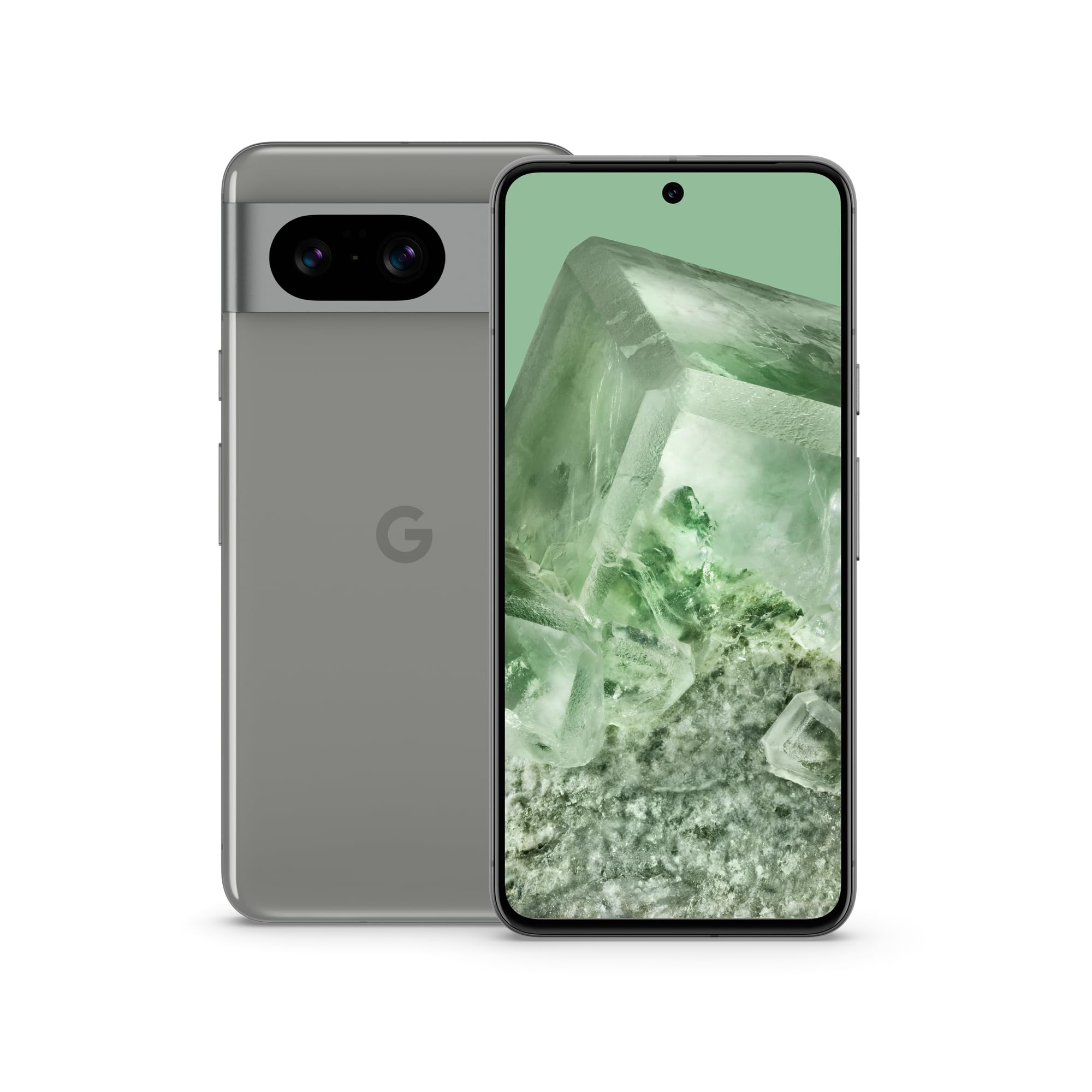 Google Pixel 8 – Android-Smartphone ohne SIM-Lock mit leistungsstarker Pixel-Kamera, 24 Stunden Akkulaufzeit und leistungsstarken Sicherheitsfunktionen – Hazel, 128GB