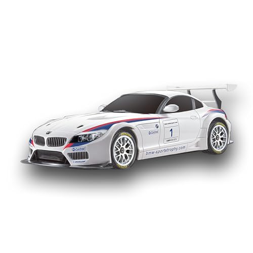 Cartronic RC Fahrzeug BMW Z4 GT3 - ferngesteuertes Auto - Spielzeug-PKW 1:24 - Weiß - Remote Control car für Kinder ab 8 Jahren
