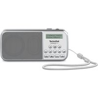 TechniSat Techniradio RDR Taschenradio DAB+, UKW AUX, USB Taschenlampe Weiß