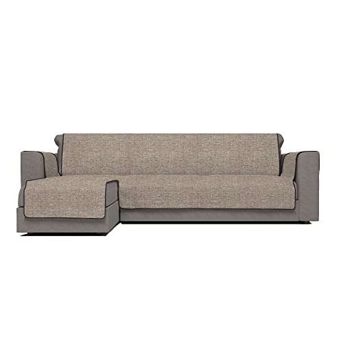 Komfort-Antigleiten-Sofa-Decke mit chaiselongue,290cm, Braun