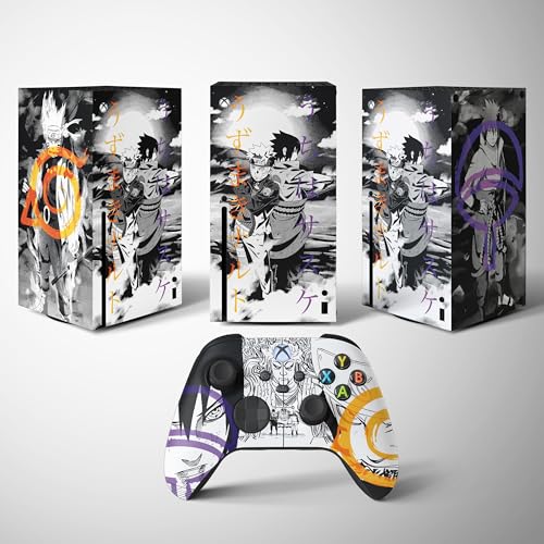 Xbox Serie X Hokage Sticker, X Serie Manga Aufkleber, Konsole und Controller, Xbox Serie X Gaming Skin, Vinylhülle (1 Controller)