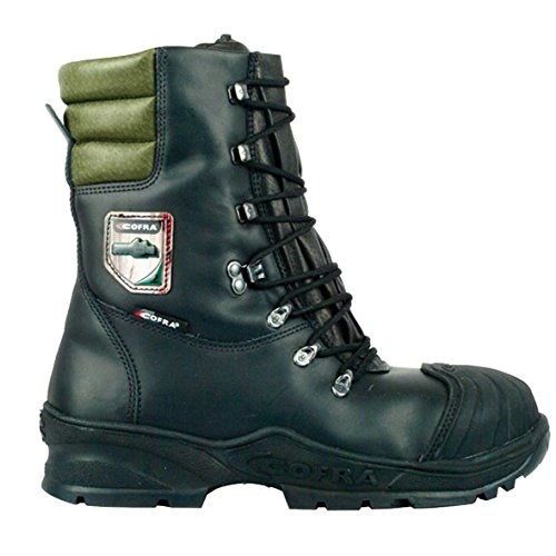 Cofra Forstarbeiter Schnittschutz-Stiefel Power, Sägeschutz Klasse 2, Größe 47, schwarz, 21500-000
