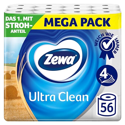 Zewa Ultra Clean Toilettenpapier 7x 8 Rollen