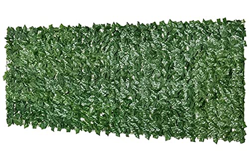 Gartenzaun Sichtschutz 150 x 300 cm,Sichtschutzzaun Efeu Blätter Für Den Balkon Efeu Künstlich Sichtschutz L0106(Size:1.5x3m/4.92x9.84ft)