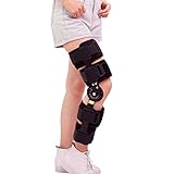Orthopädische Unisex-Knieorthese/Kniestützgurt ACL, mit verstellbarem Engel, klappbare Knieorthesen für Meniskus, Bänder, Sportverletzungen,S