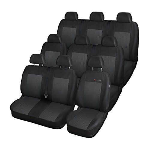 Elegance (E3) (maßgeschneidert) - Autoschonbezug-Set (9-Sitzer) - Vordersitze: Sitzbank Nicht geteilt - 5902538432375