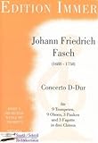 FASCH/Immer Johann Friedrich Concerto D-Dur (9Trp.3Pk.9Ob.3Fag)