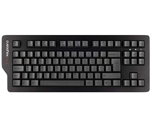 Das Keyboard 4C TKL mechanische Tastatur – Mini Gaming Tastatur mit 88 PBT Tasten in QWERTZ UK Layout I Cherry MX Brown Switches I Kompakte Computertastatur mit USB Anschluss ohne Numpad
