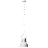 BRILLIANT Lampe Salford Pendelleuchte 23cm grau Beton | 1x A60, E27, 60W, geeignet für Normallampen (nicht enthalten) | Für LED-Leuchtmittel geeignet