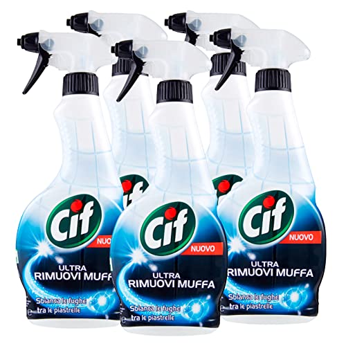 5 x Cif Ultra Schimmelentferner Spray mit Bleichmittel – 5 Flaschen à 500 ml