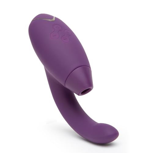 Womanizer InsideOut Klitoris-Saugvibrator für Frauen – Vibrierendes Sexspielzeug zur Klitoris- und G-Punkt-Stimulation – Rabbit-Vibrator mit 12 Intensitätsstufen – Wasserdicht – Lila