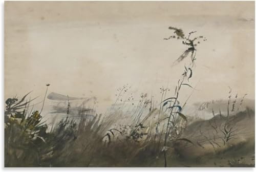 KEYGEM Andrew Wyeth Poster《A River Fog》Wandkunst Andrew Wyeth Drucke Andrew Wyeth Leinwandmalerei Modernes Bild für Zuhause Wanddekoration 50x70cmx1 Kein Rahmen