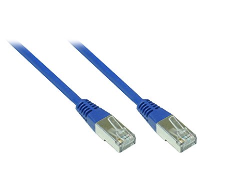 Patchkabel, Cat. 5e, F/UTP, blau, 9m, Good Connections®