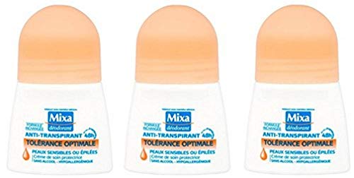 Mixa Frau Deodorant bille optimale toleranz für empfindliche Haut oder ohne Haare - 50 ml - 3er Pack